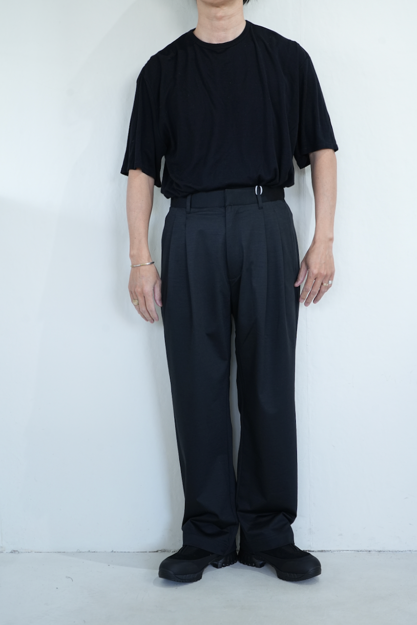 KANEMASA PHIL. 「36G Wool Trousers」Black