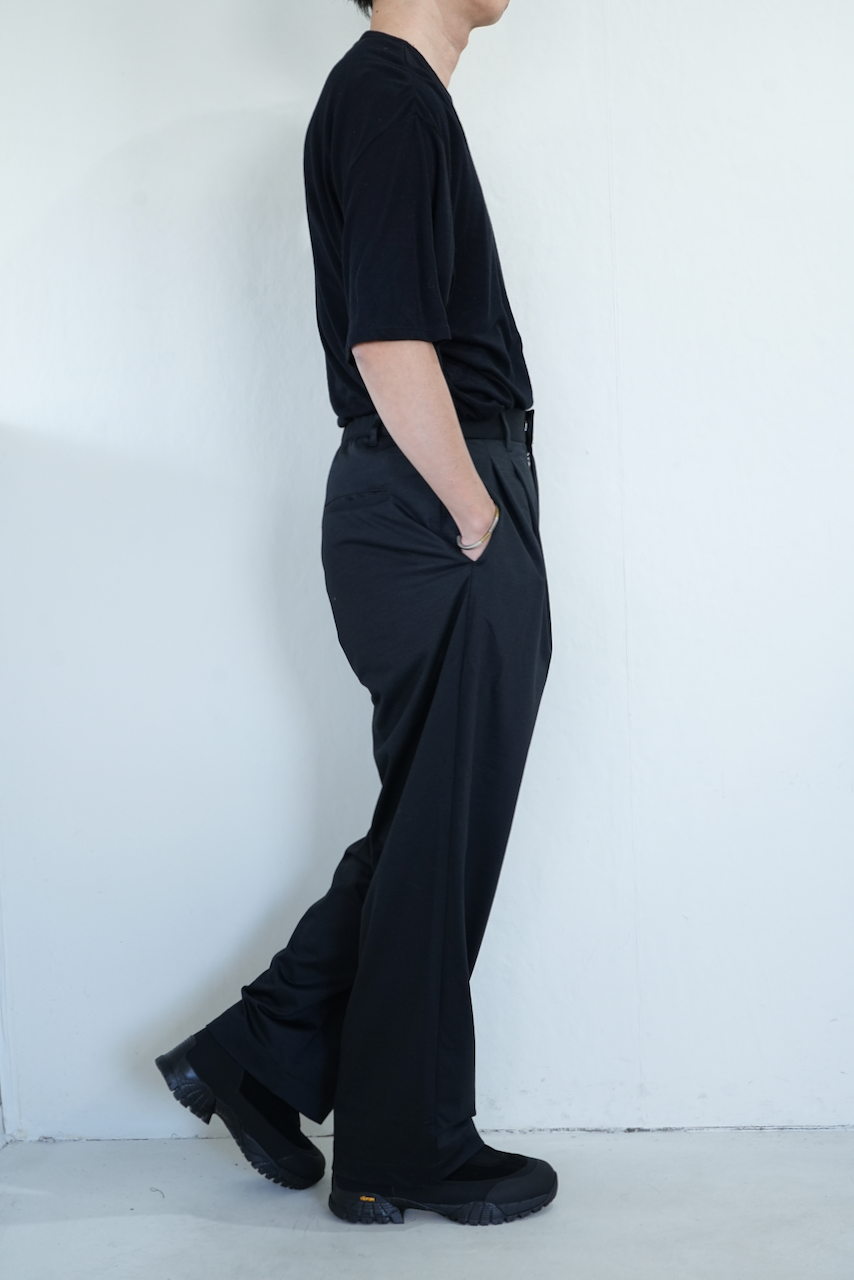 KANEMASA PHIL. 「36G Wool Trousers」Black