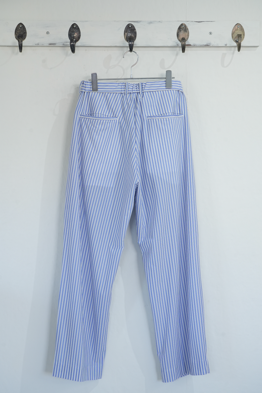 KANEMASA PHIL. 「36G Nylon Tuck Easy Pants」SAX BLACK