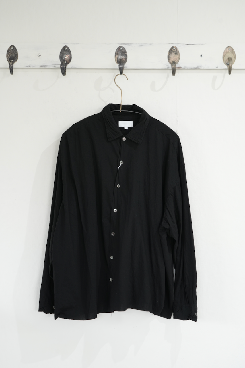 KANEMASA PHIL.  「46G Artisan L/S Shirt」BLACK
