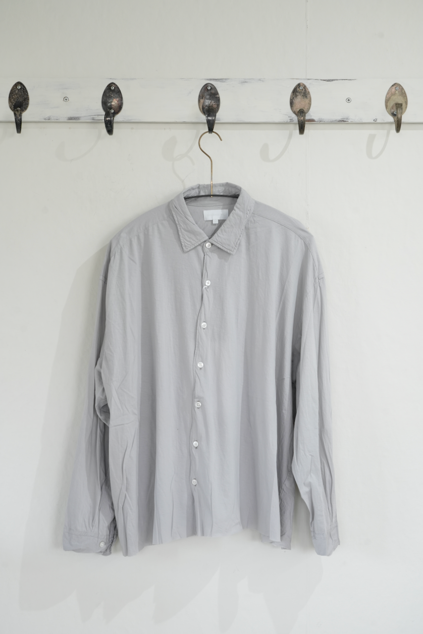 KANEMASA PHIL.  「46G Artisan L/S Shirt」GREY