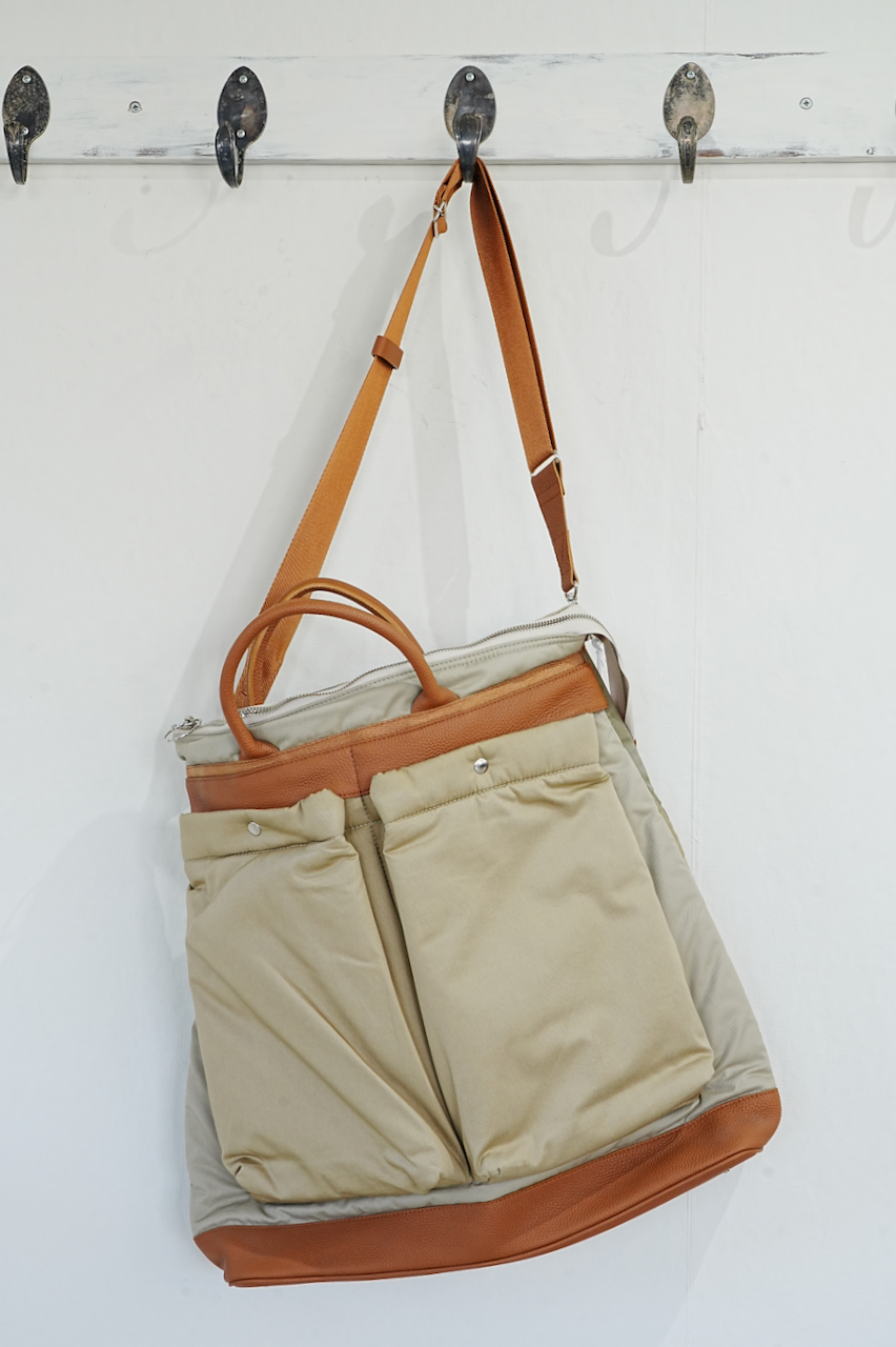 Children of the discordance ・ VINTAGE TRENCH PATCHWORK HELMET BAG