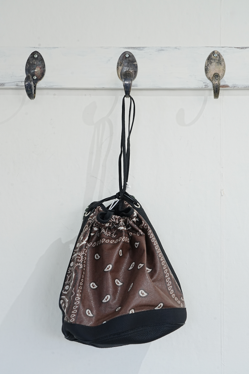 Children of the discordance ・BANDANNA PATCHWORK DRAWSTRING BAG(MIX)