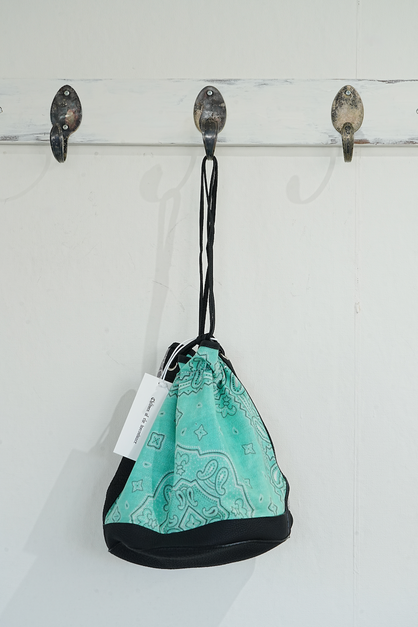 Children of the discordance ・BANDANNA PATCHWORK DRAWSTRING BAG(MIX)