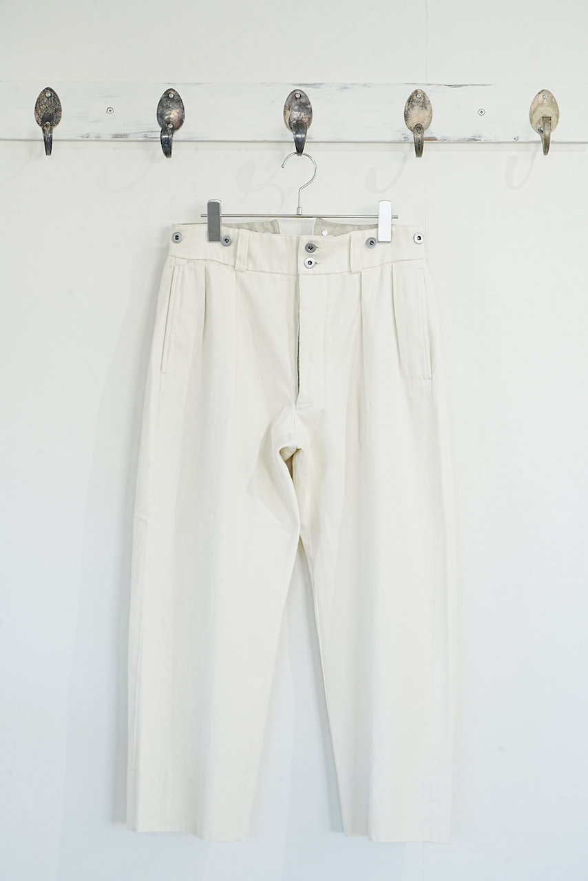 INTĒRIM・HEMP ORGNIC COTTON"BOURGERON" FRENCH WORK TROUSER