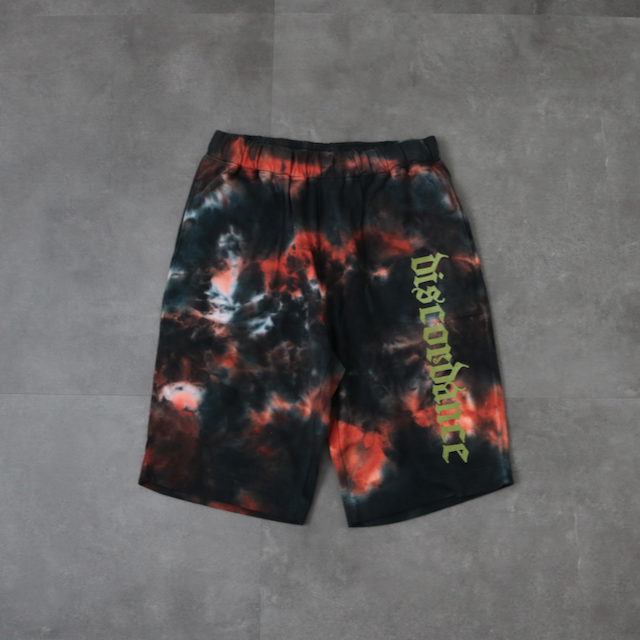 HAND DYEING AND PRINT SHORT PANTS C