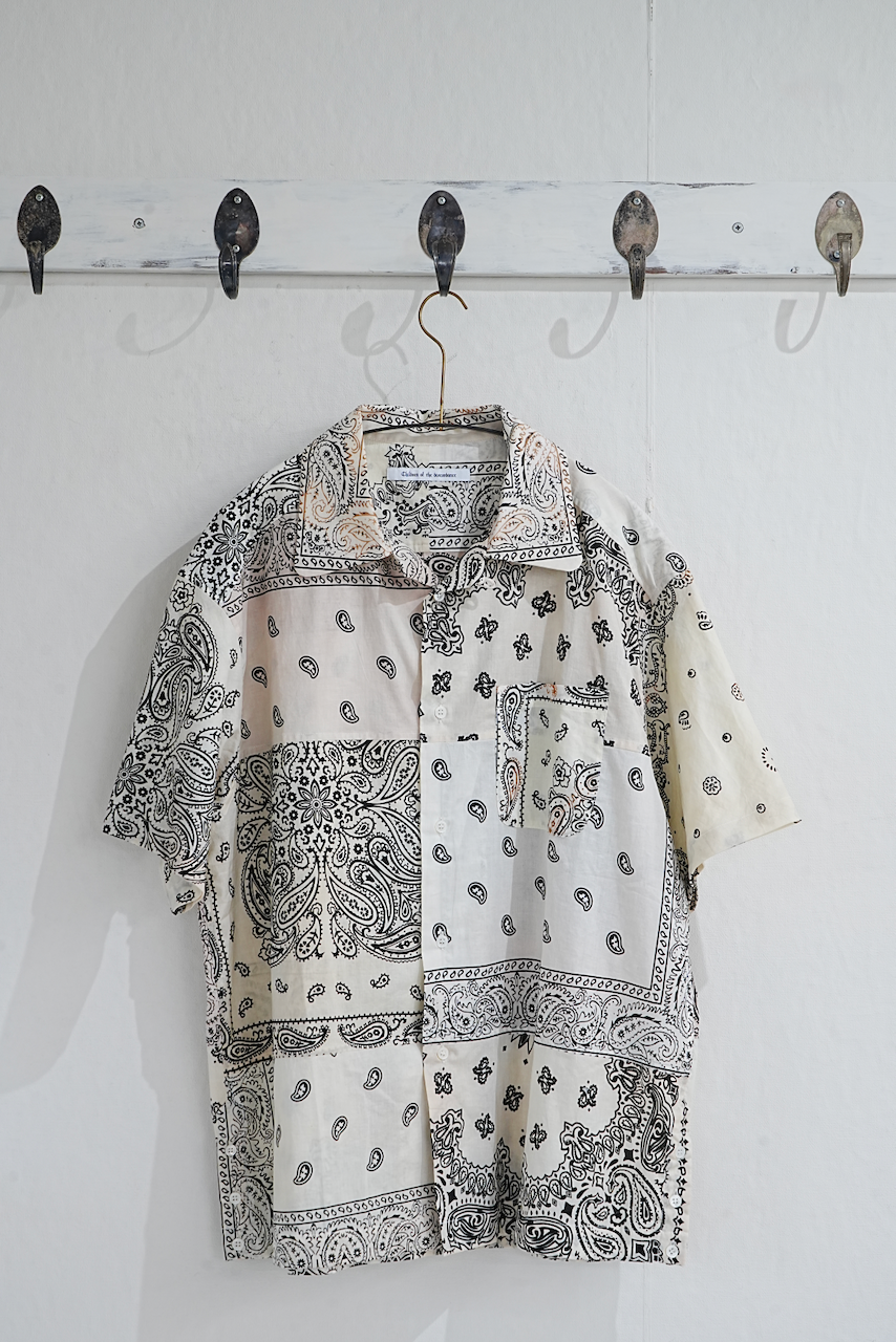 Children of the discordance・BANDANA PATCH WORK SS SHIRT "Sun Fade"