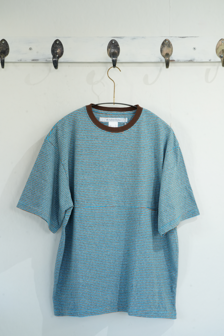 EEL Products ・ YURURI TEE 1/2 border(BLUE)