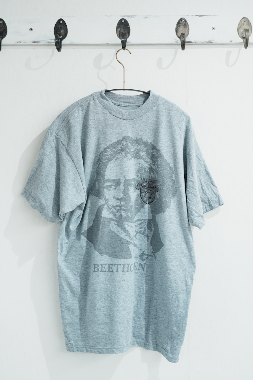 "BEETHOVEN" U.S ARMY USED TEE　(USMA)