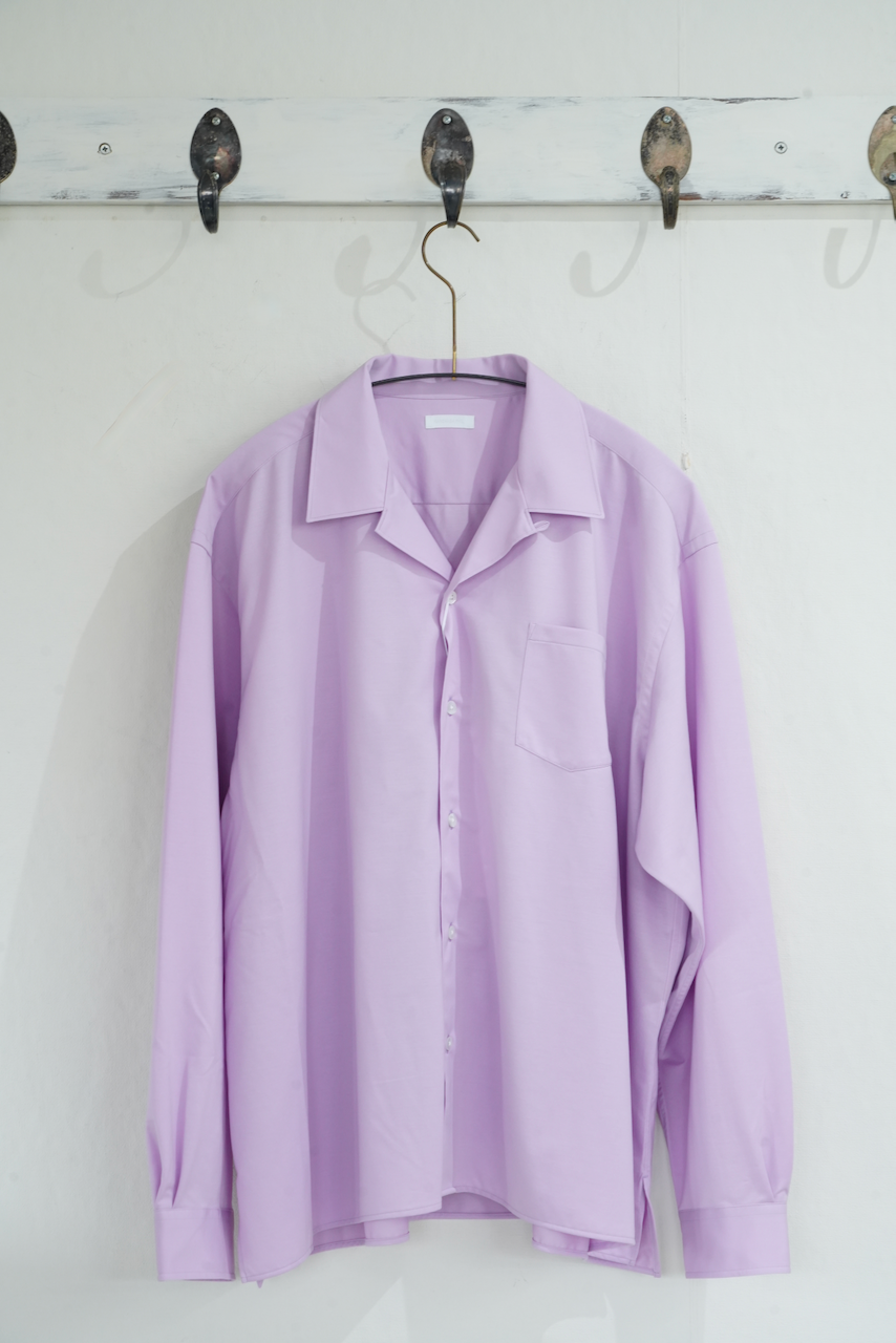 KANEMASA PHIL.  「46G Ether Shirt」COL：LIGHT PURPLE