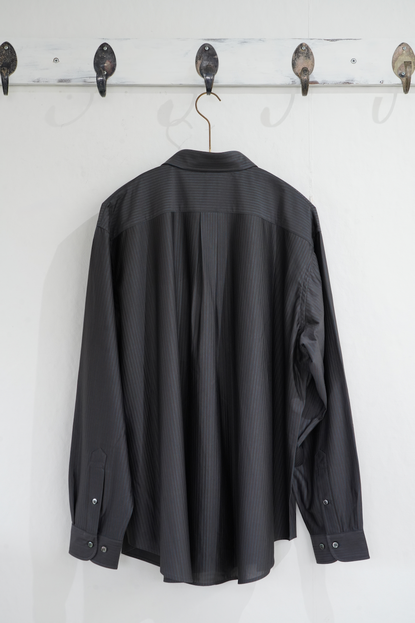 KANEMASA PHIL. 「46G Stripe Atmosphere Shirt」