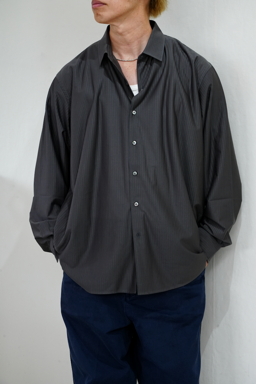 KANEMASA PHIL. 「46G Stripe Atmosphere Shirt」