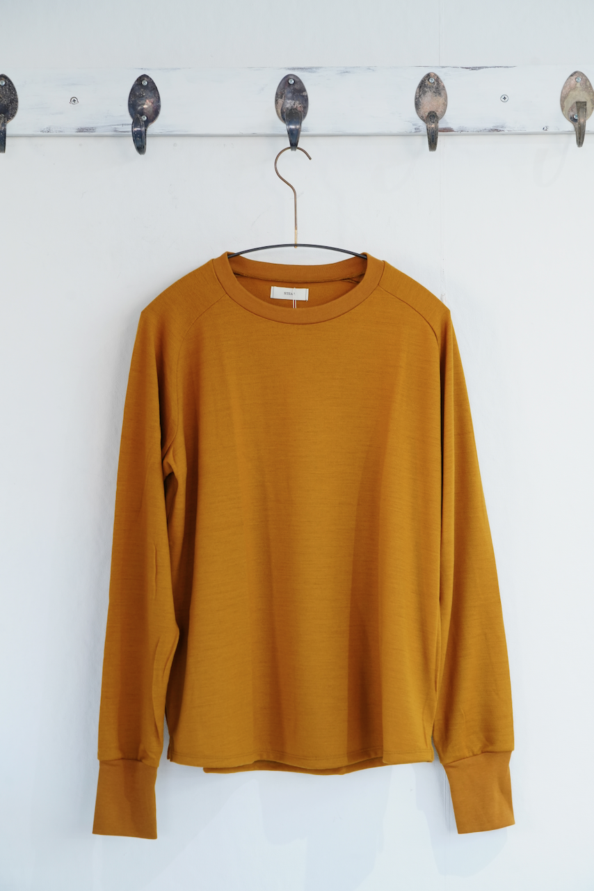 STEAF・RADIANCE LONG SLEEVE (CANE MUSTARD)