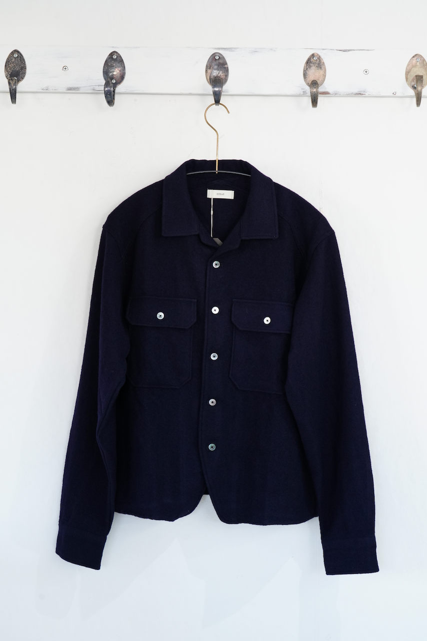 STEAF・BASE RADIANCE SHIRT (DEEP NAVY)