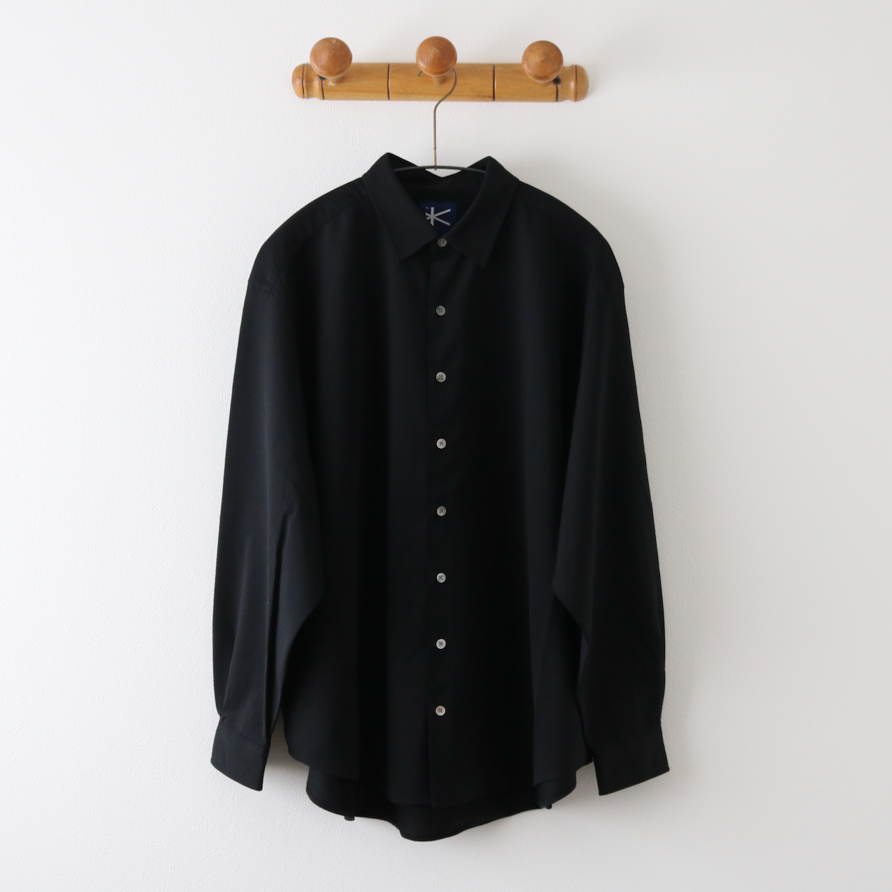 KANEMASA PHIL.  「Royal Ox Dress Jersey Shirt」BLACK