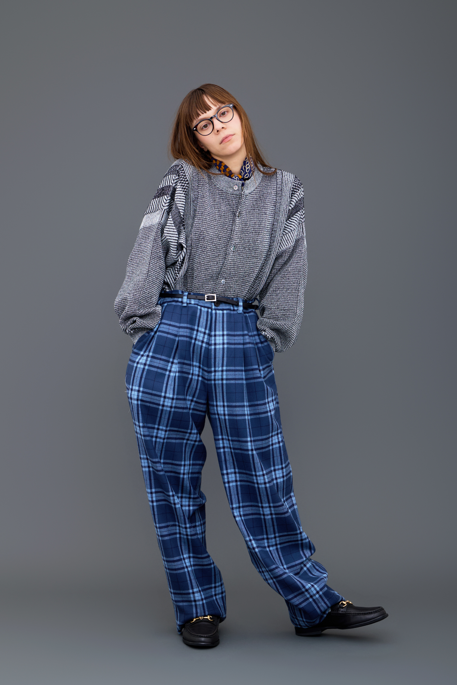 YASHIKI・Shinryo Cardigan(MIX -GRAY)