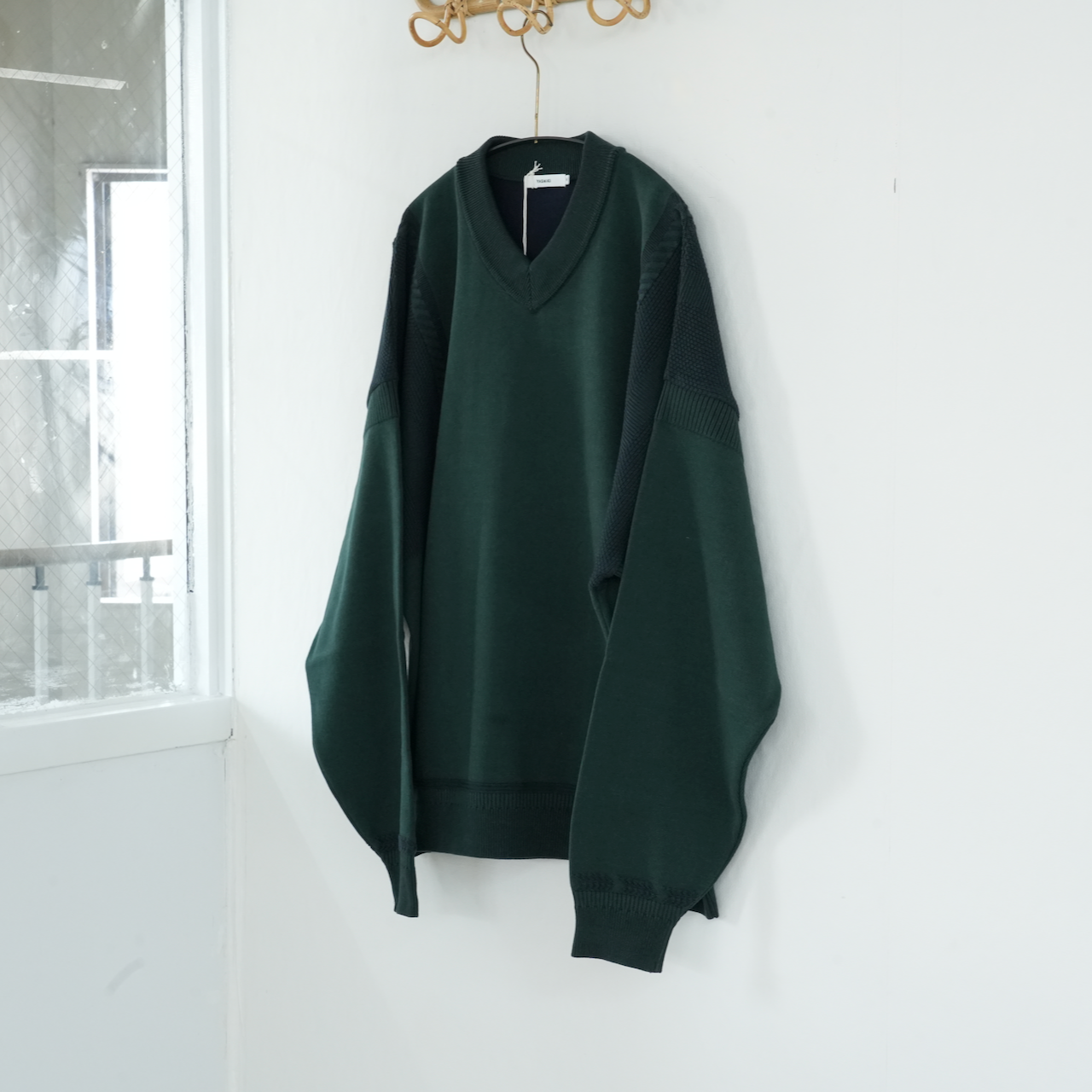 YASHIKI・Ryoshu V neck Knit / browniegift （ブラウニー ギフト  