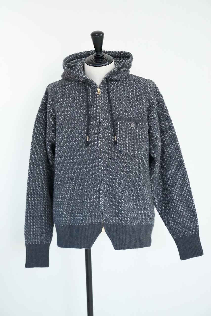 STEAF・TRIBE WEAVING HOODIE