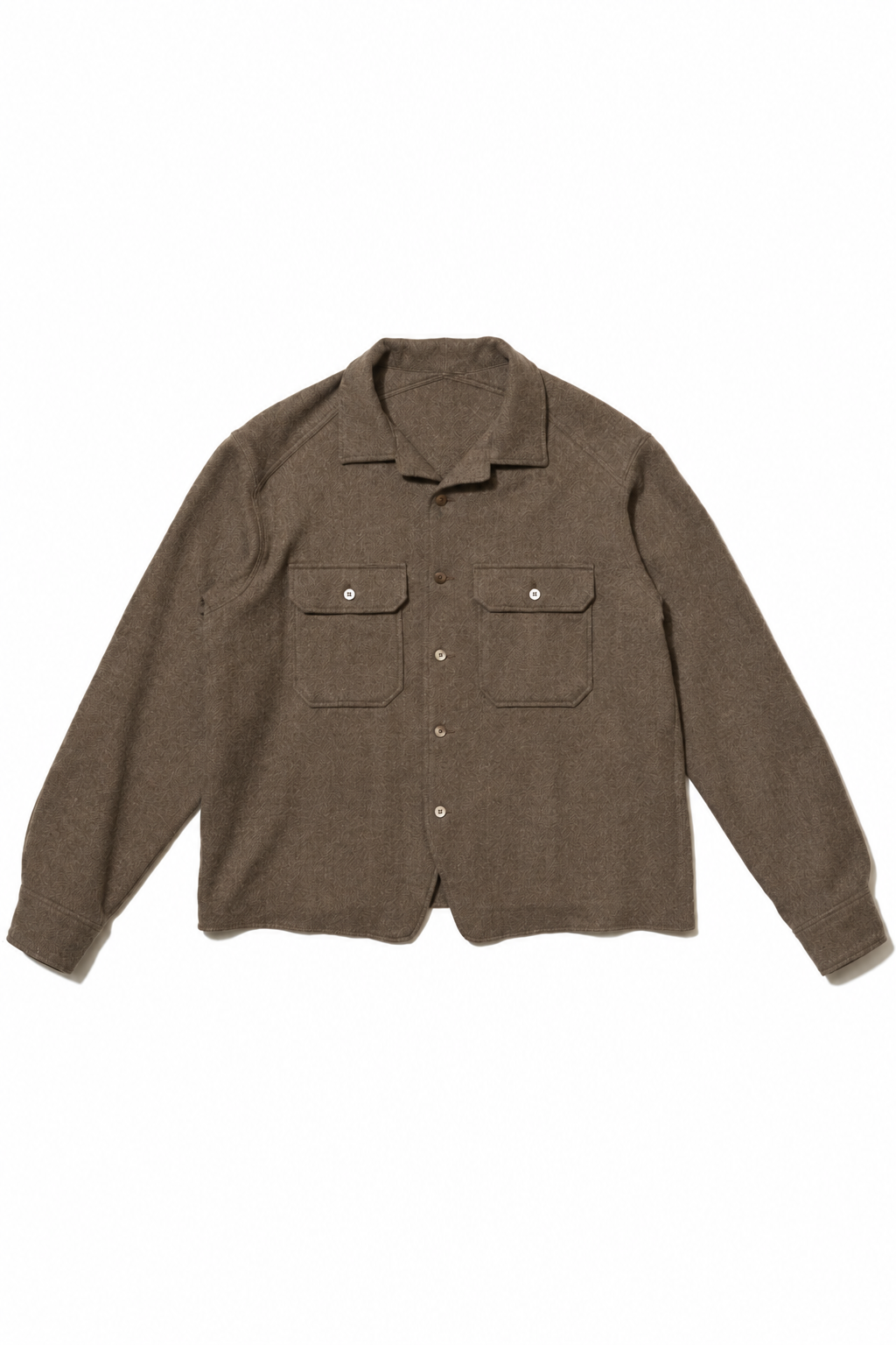 STEAF・BASE RADIANCE SHIRT (BROWN)