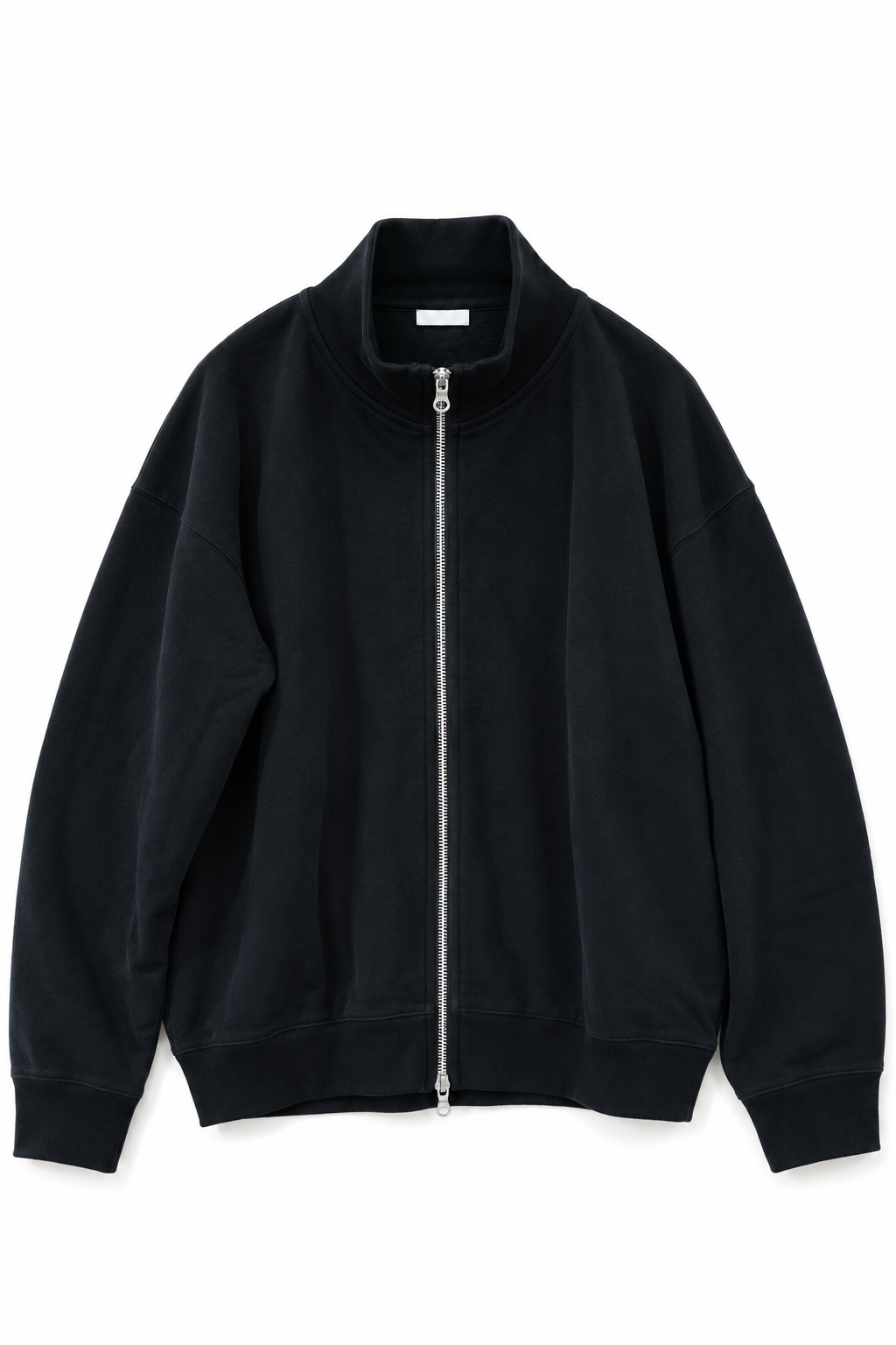 KANEMASA PHIL.  「36G Cupro Zip Sweat」BLACK