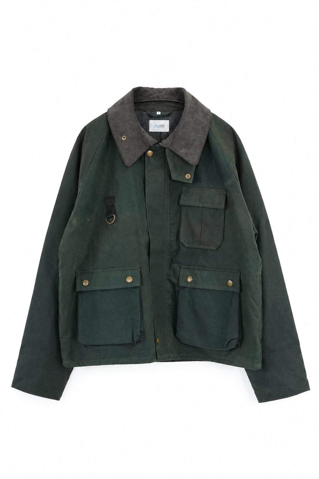 yoused・OILED FISHING JACKET (OLIVE)