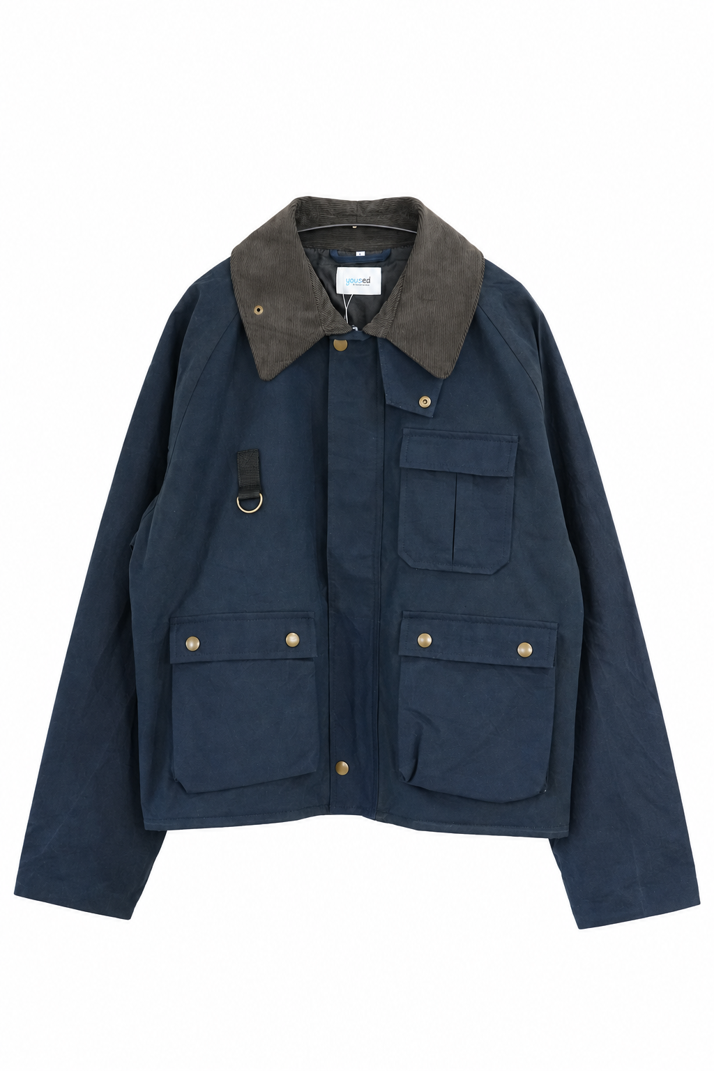 yoused・OILED FISHING JACKET (NAVY)
