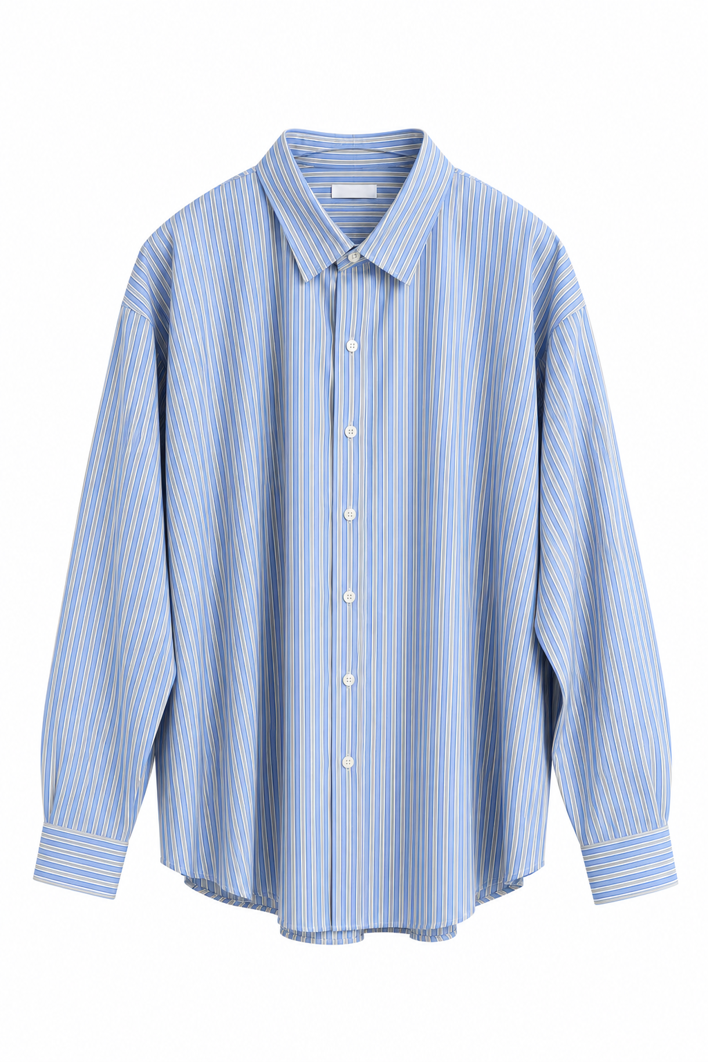 KANEMASA PHIL.  「46G Stripe Atmosphere Shirt」COL：SAX BLACK