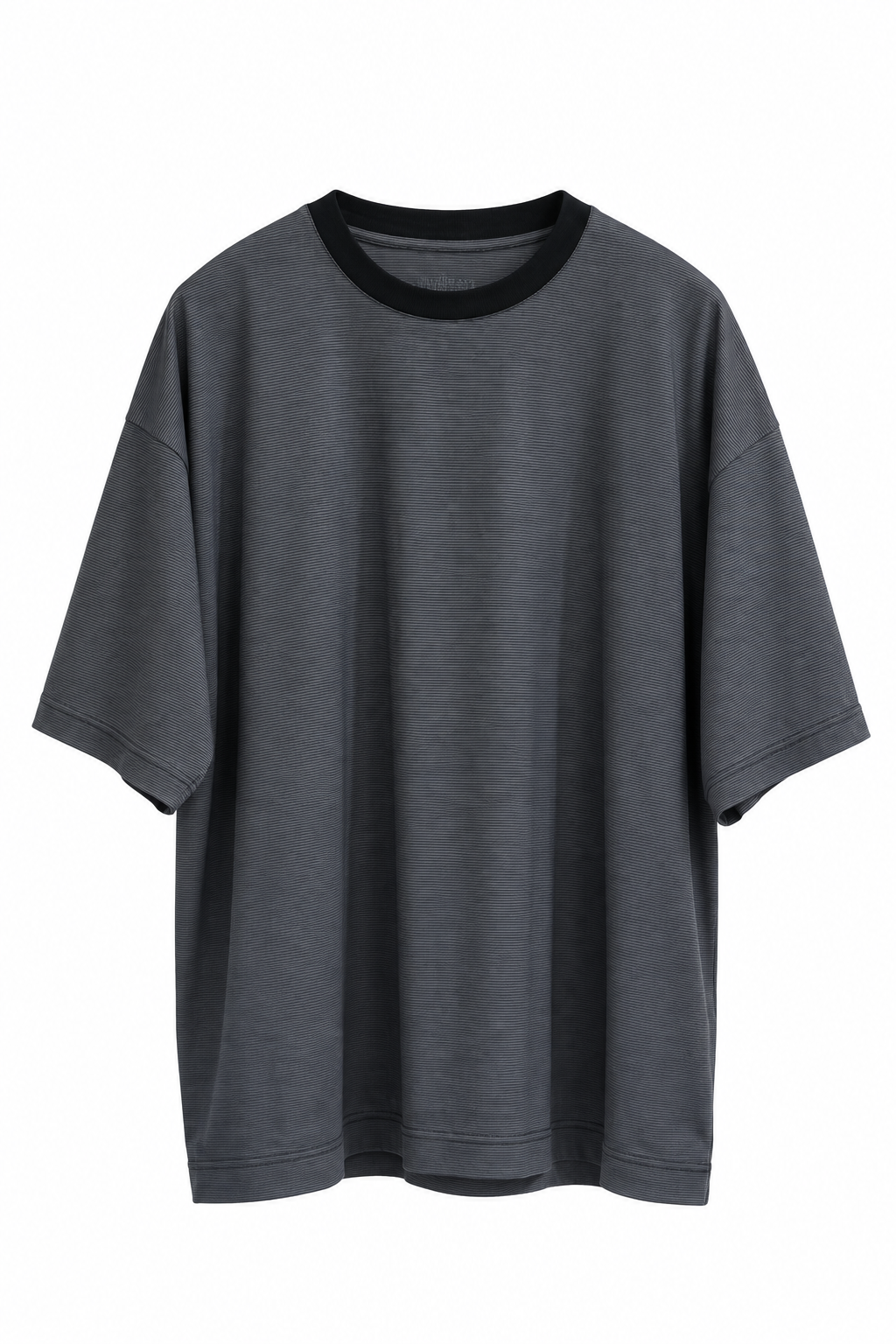 KANEMASA PHIL.  「32G Wool Stripe SS Tee 」COL：CHARCOAL