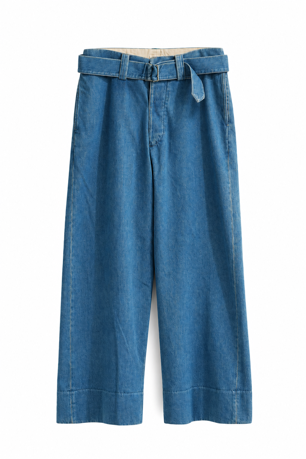 INTĒRIM・BELTED FRENCH ARMY MIL BAGGY TROUSER (AGED GARMENT WASH)