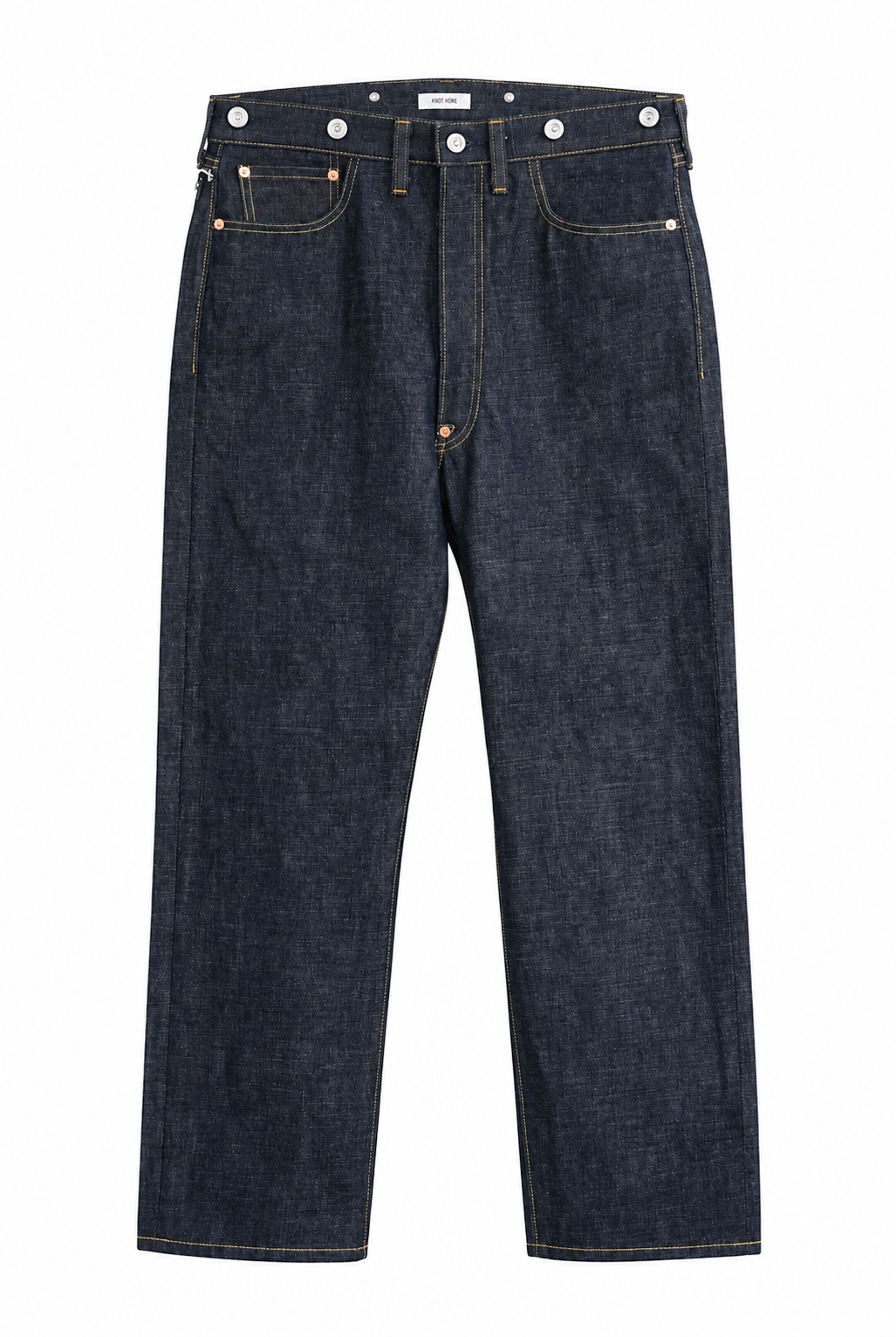 INTĒRIM・"RIGID"NATURAL INDIGO SHUTTLE DENIM SINGLE NEEDLE 201 No2 JEANS