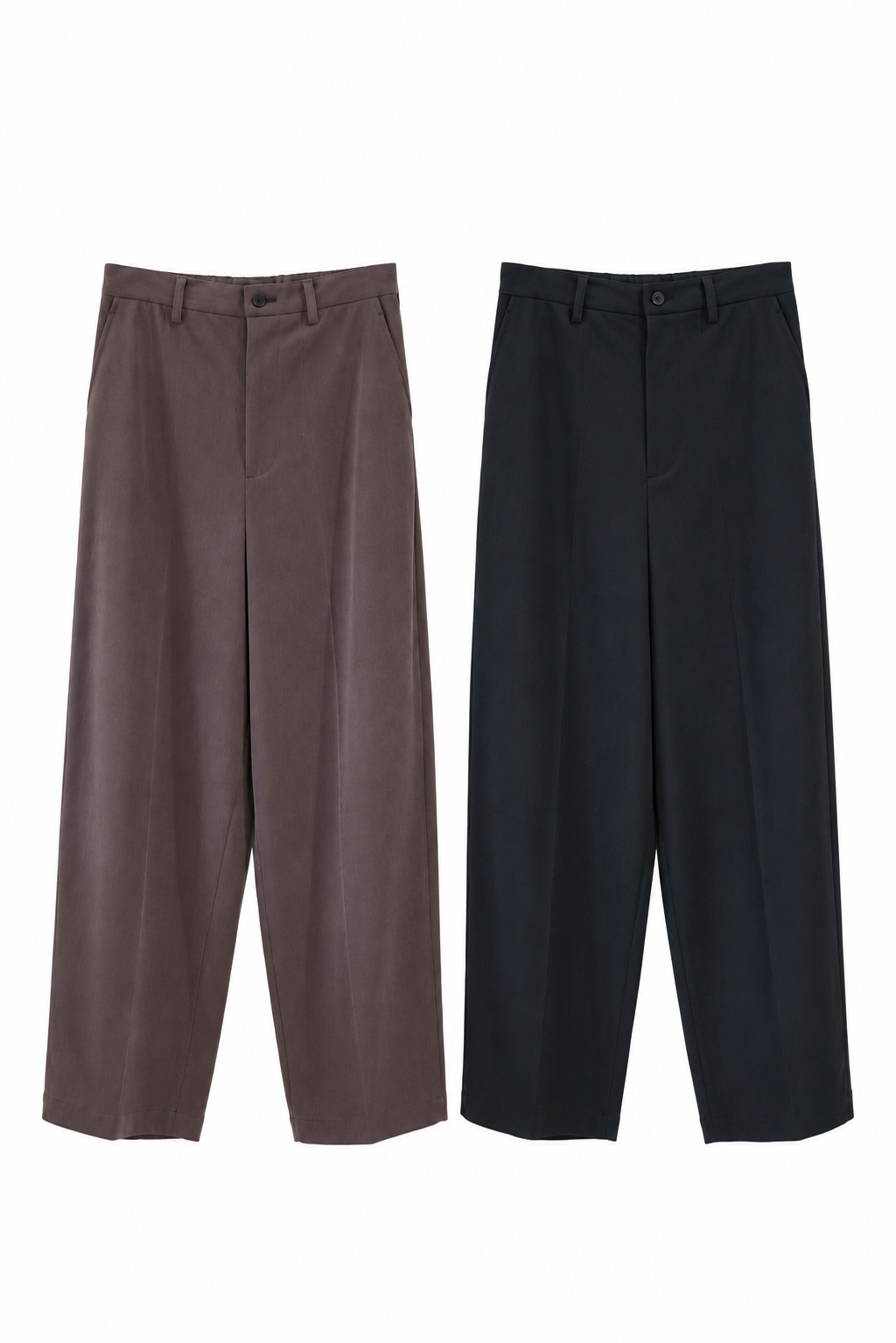 KANEMASA PHIL.  「22G Cupro Fibril Rib Pants 」
