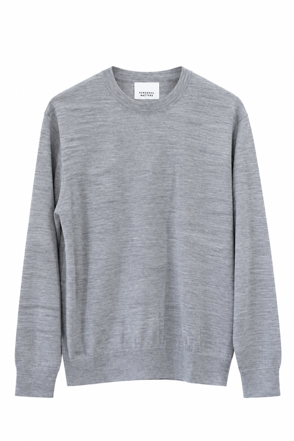 PERSONAL MATTERS・ Merino Wool Crew Neck Sweater