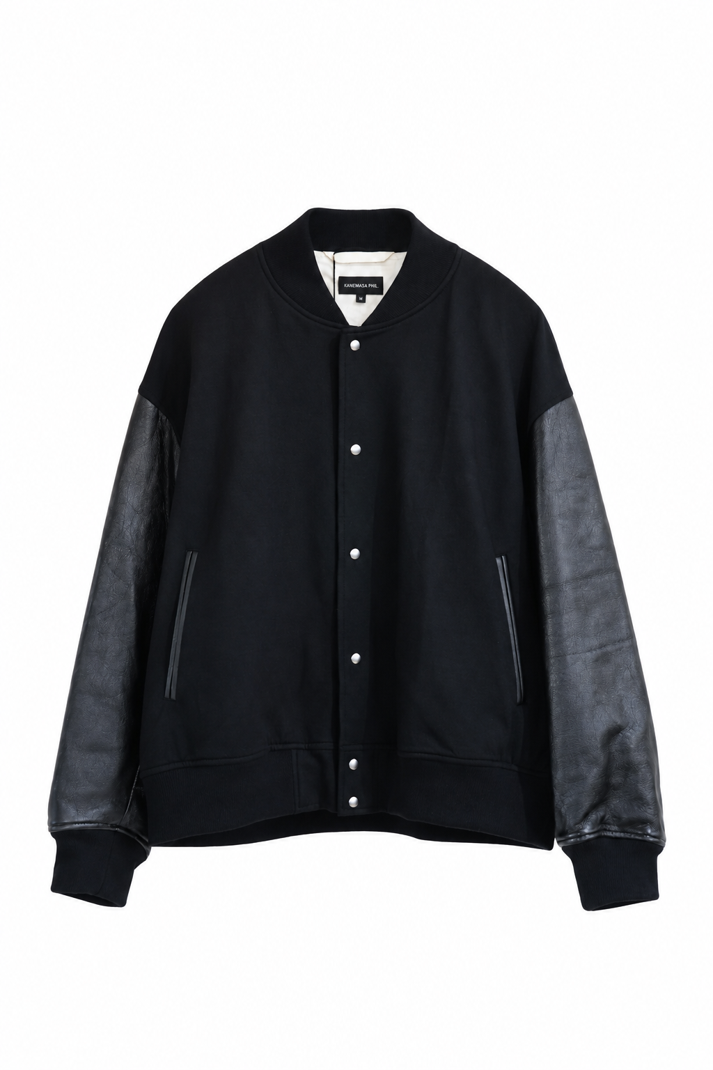 KANEMASA PHIL.  「36G Cashmere Wool Leather Blouson」