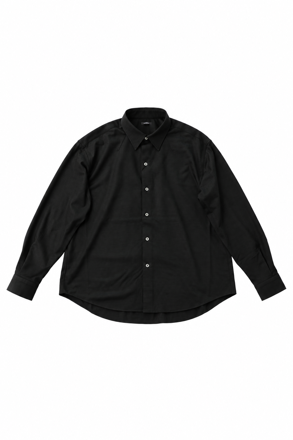 KANEMASA PHIL.  「36G Cashmere Wool Ideal Shirt」BLACK