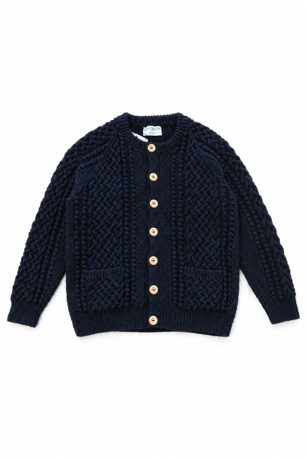 INVERALLAN・ARAN 4A LUMBER (IBLACK INDIGO COTTON)