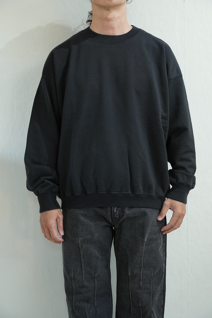 AWASA・スーピマエイジングコットン クルーネック スウェット