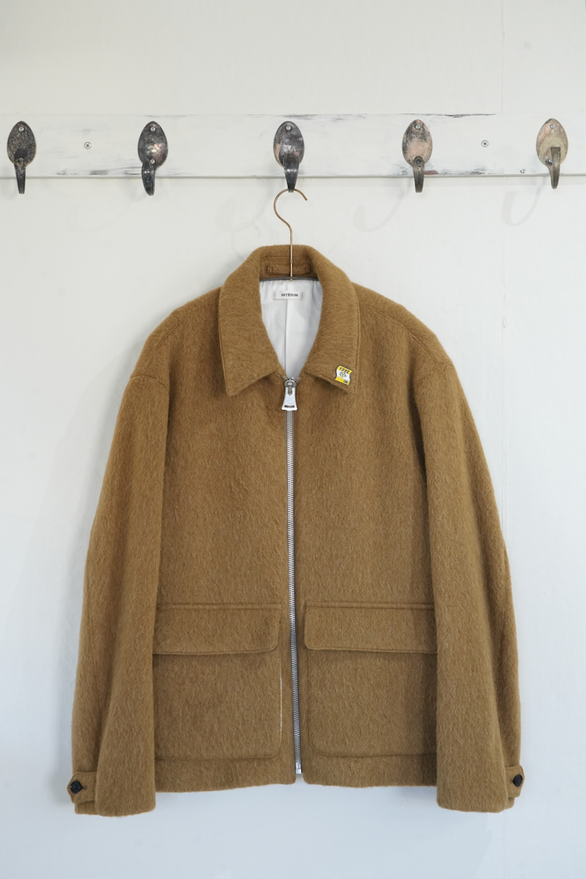 INTĒRIM・ DOUBLE FACE HAIRY ALPACA WOOL SPORTS JACKET