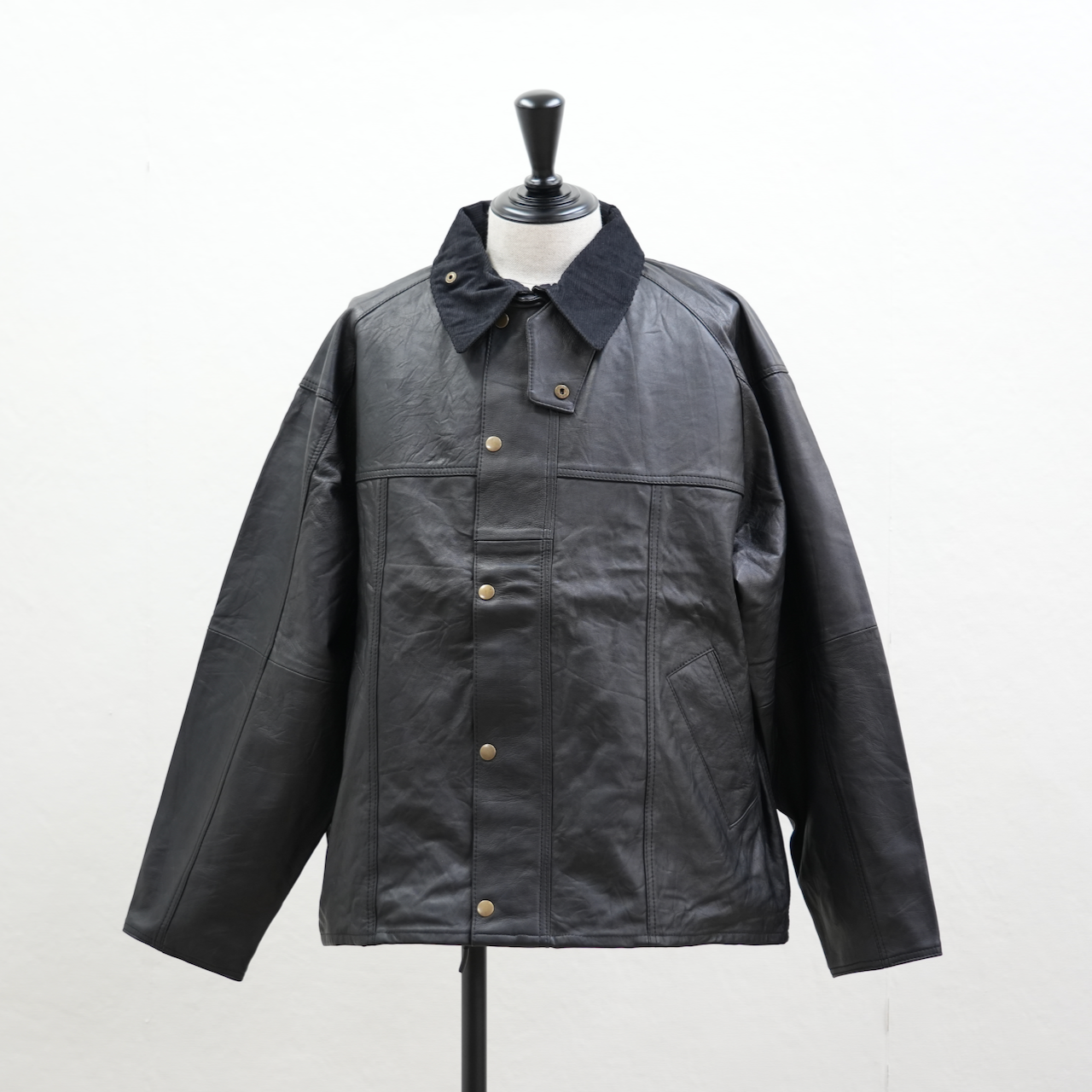 yoused ・LEATHER DRIVERS JACKET (SIZE2)
