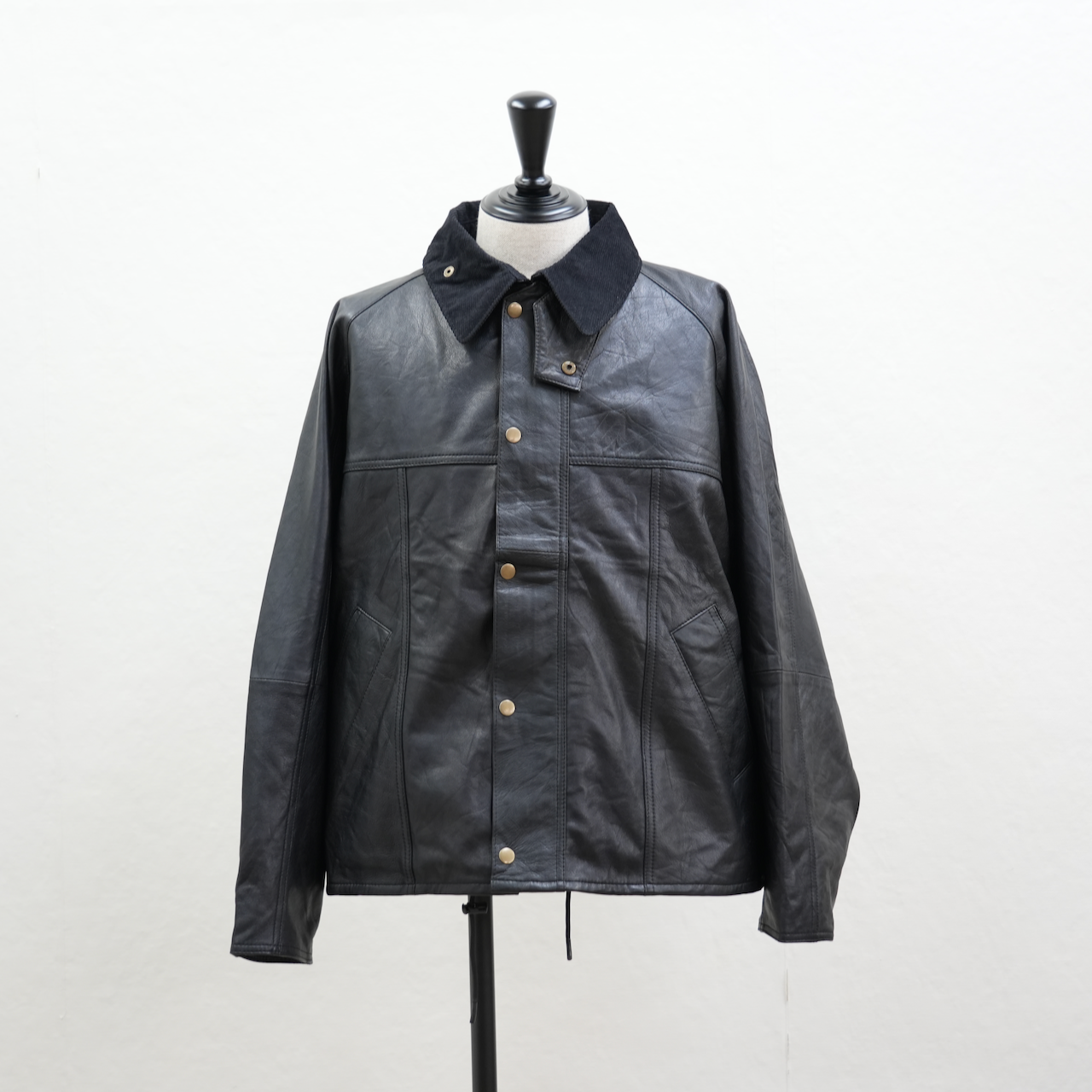 yoused ・LEATHER DRIVERS JACKET (SIZE1)