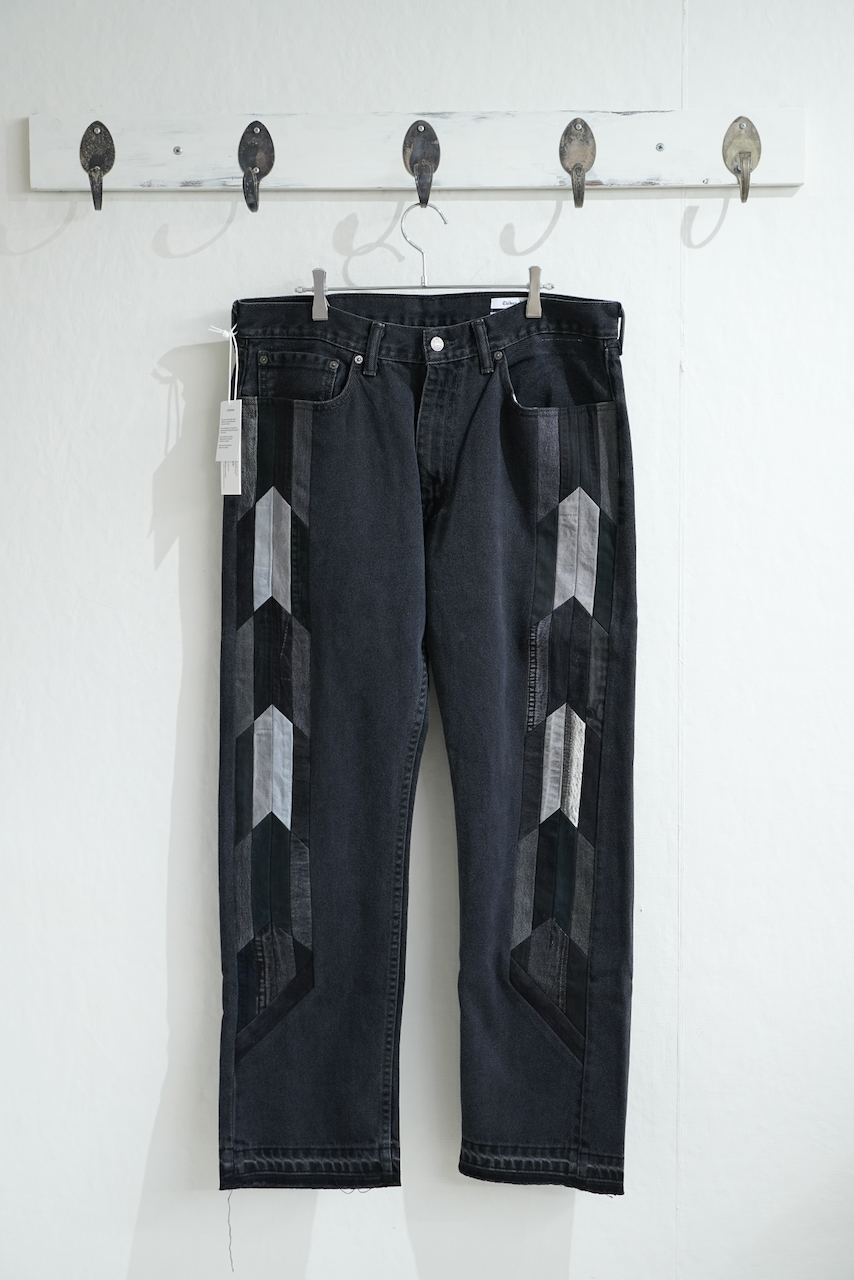 Children of the discordance・NY:ARROW DENIM PATCHWORK JEANS